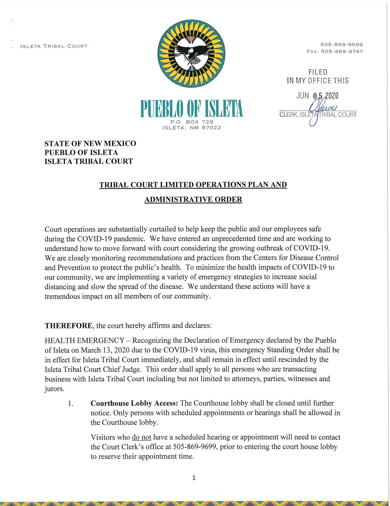 Tribal Court Isleta Pueblo