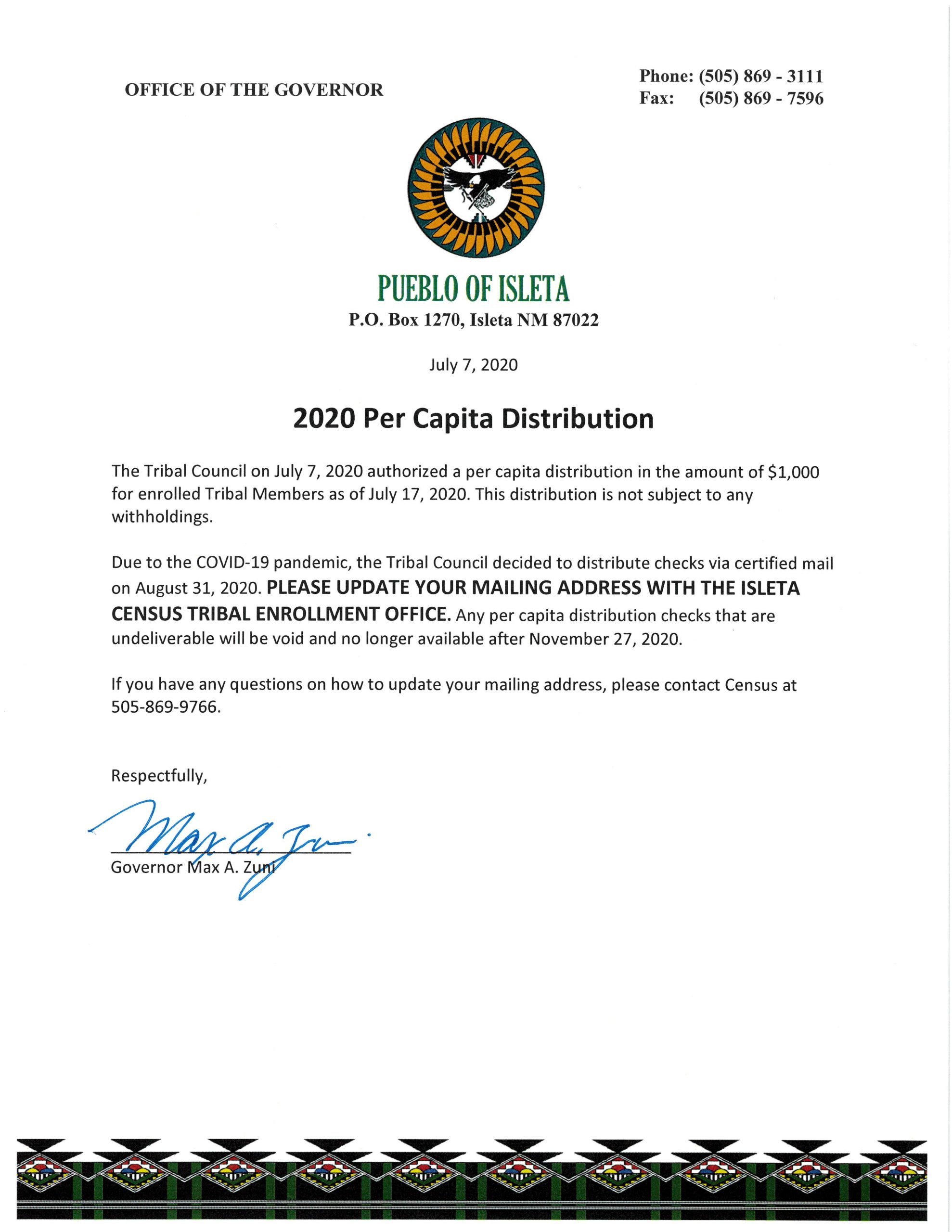 Tribal Council Isleta Pueblo