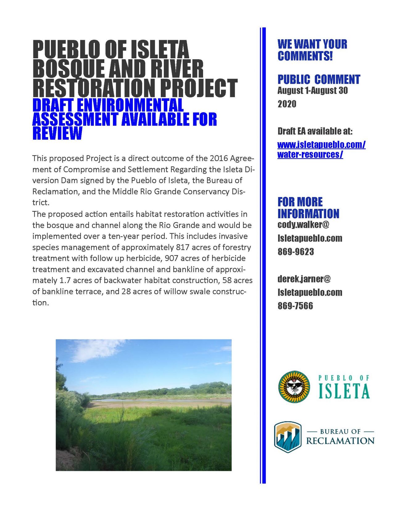 Water Resources Isleta Pueblo