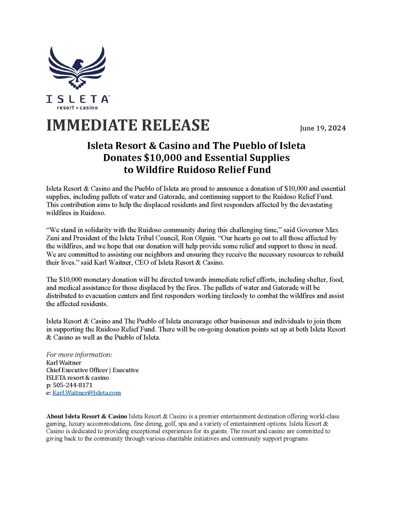 Recent Publications Isleta Pueblo